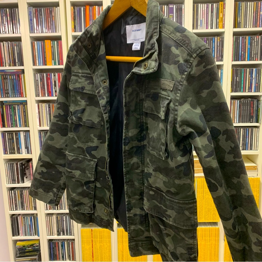 Old Navy Boys Camo Jacket NWOT